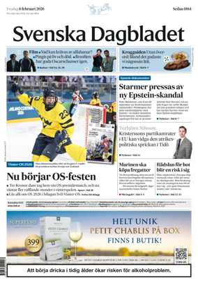 Cover of Svenska Dagbladet