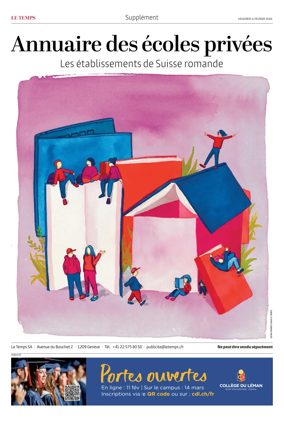 Cover of Le Temps Supplement
