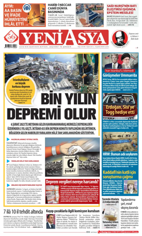 Cover of Yeni Asya