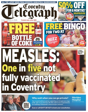 Cover of Coventry Telegraph