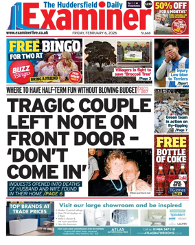 Cover of Huddersfield Daily Examiner