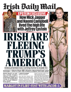 Cover of Irish Daily Mail