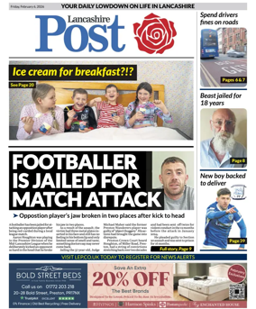 Cover of Lancashire Evening Post