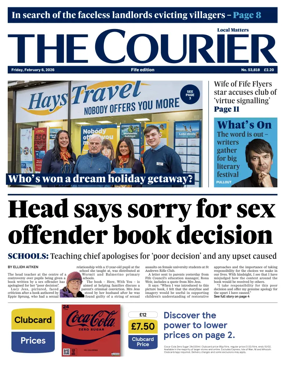 Cover of The Courier & Advertiser (Fife Edition)