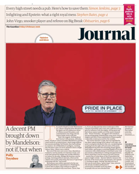 Cover of The Guardian e-paper Journal