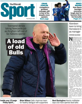 Cover of Herald Sport