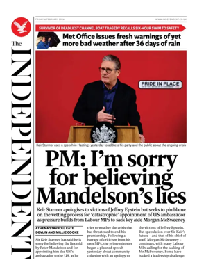 Cover of The Independent