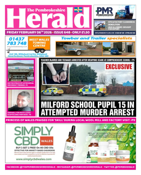 Cover of The Pembrokeshire Herald