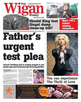 Cover of Wigan Evening Post