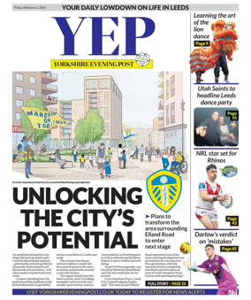 Cover of Yorkshire Evening Post