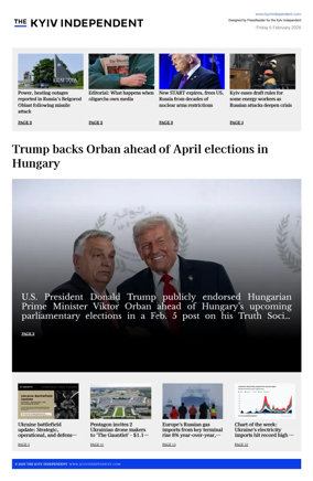 Cover of The Kyiv Independent