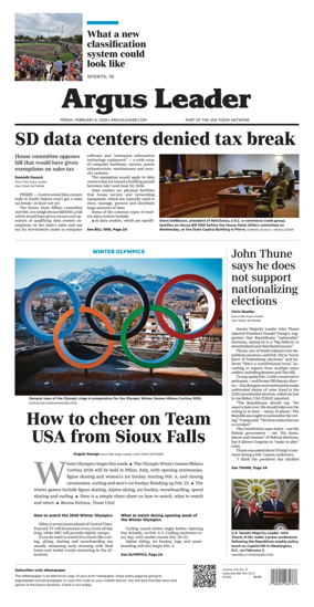 Cover of Argus Leader