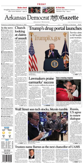 Cover of Arkansas Democrat-Gazette