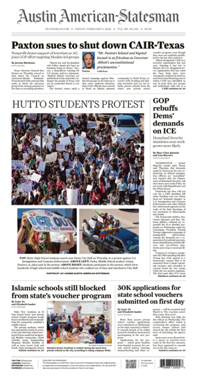 Cover of Austin American-Statesman