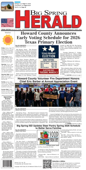 Cover of Big Spring Herald