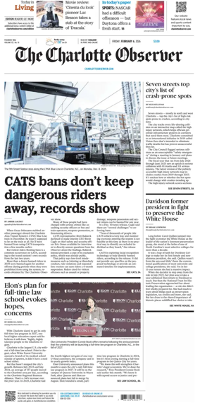 Cover of The Charlotte Observer