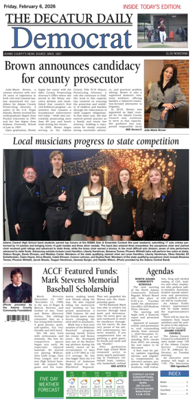 Cover of The Decatur Daily Democrat