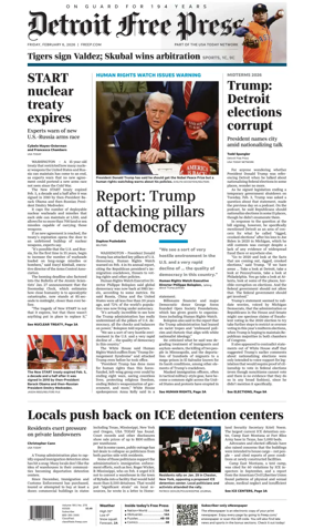 Cover of Detroit Free Press