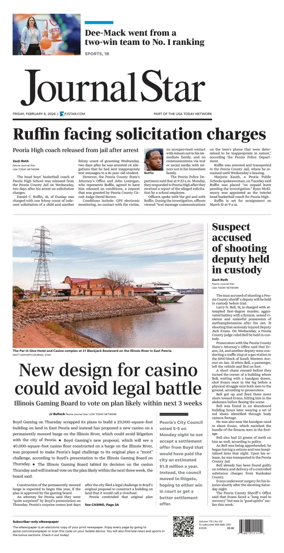 Cover of Journal Star (Peoria)