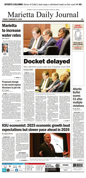 Cover of Marietta Daily Journal