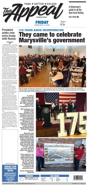 Cover of Marysville Appeal-Democrat