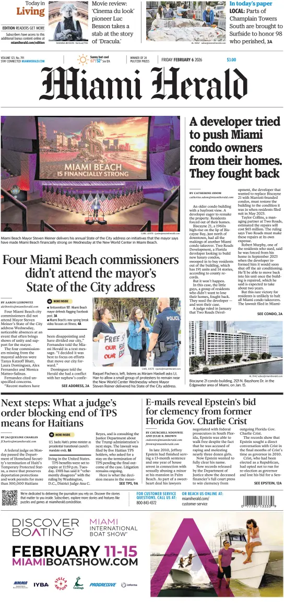 Cover of Miami Herald
