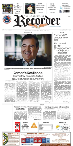 Cover of Porterville Recorder