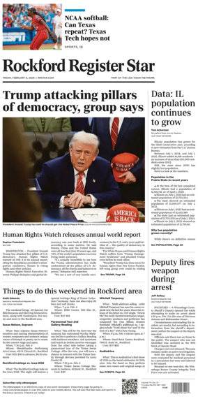 Cover of Rockford Register Star