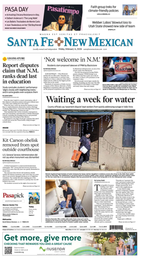 Cover of Santa Fe New Mexican