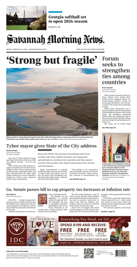 Cover of Savannah Morning News