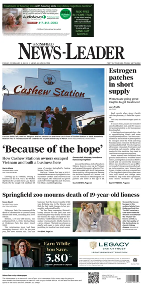 Cover of Springfield News-Leader