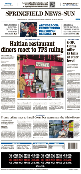 Cover of Springfield News-Sun