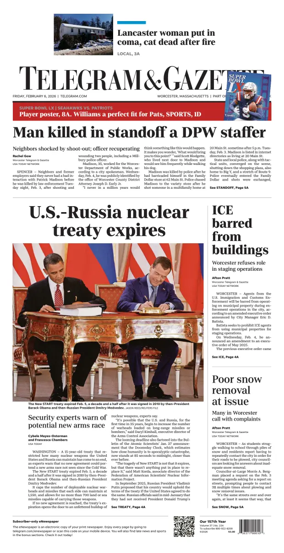 Cover of Telegram & Gazette