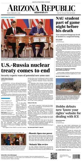 Cover of The Arizona Republic