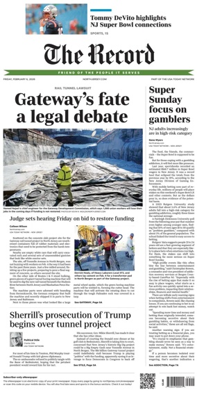 Cover of The Bergen Record