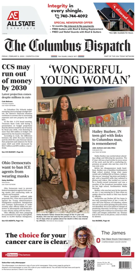 Cover of The Columbus Dispatch