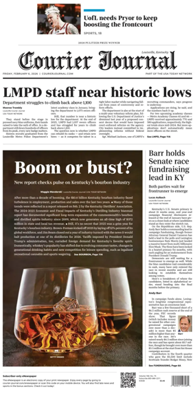 Cover of The Courier-Journal (Louisville)