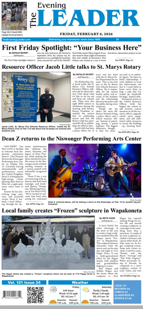 Cover of The Evening Leader