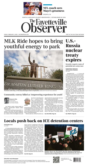 Cover of The Fayetteville Observer