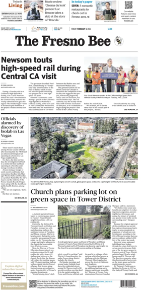 Cover of The Fresno Bee