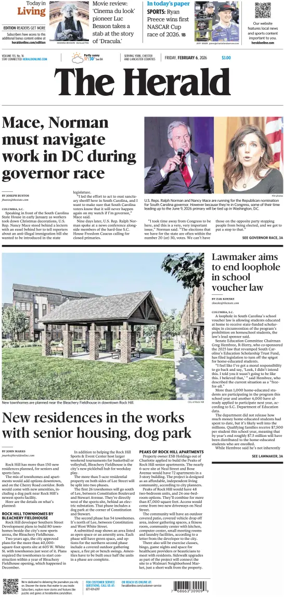 Cover of The Herald (Rock Hill)