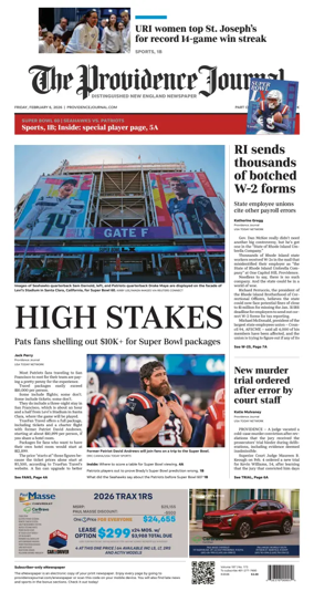 Cover of The Providence Journal