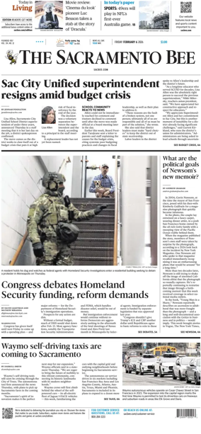 Cover of The Sacramento Bee