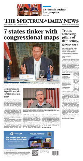 Cover of The Spectrum & Daily News