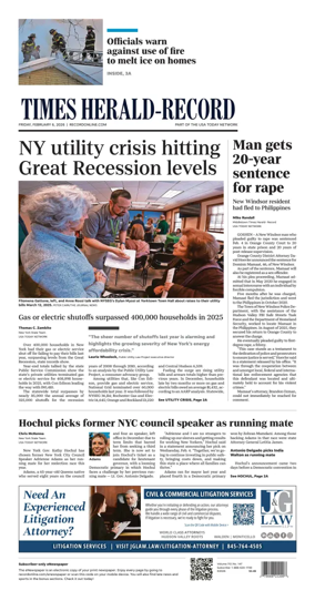 Cover of Times Herald-Record