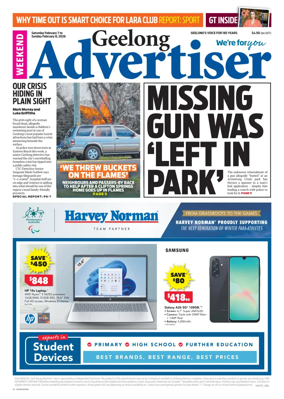 Cover of Geelong Advertiser