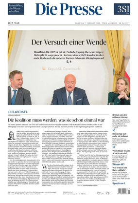 Cover of Die Presse
