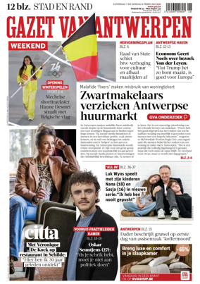 Cover of Gazet van Antwerpen Stad en Rand