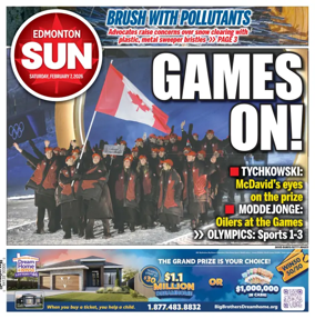 Cover of Edmonton Sun