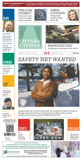 Cover of Ottawa Citizen